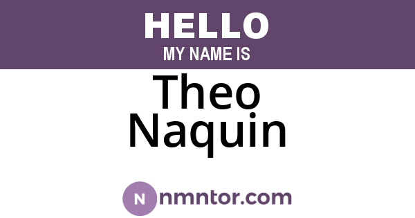 Theo Naquin