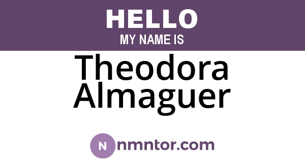 Theodora Almaguer