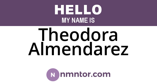 Theodora Almendarez