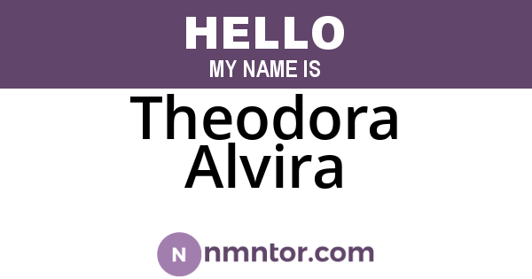 Theodora Alvira