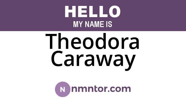 Theodora Caraway