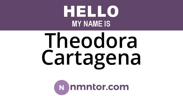 Theodora Cartagena
