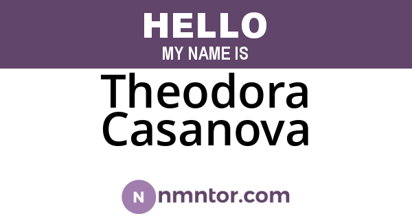 Theodora Casanova