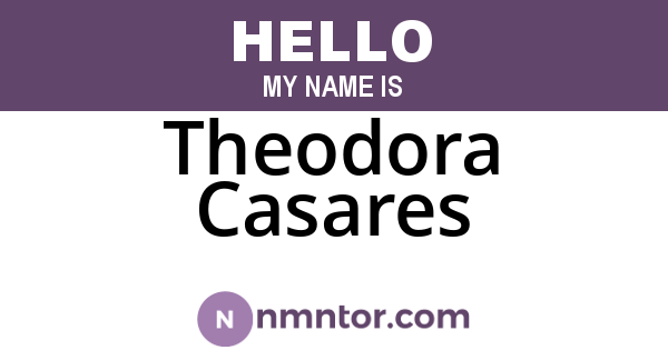 Theodora Casares
