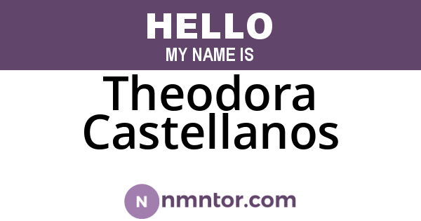Theodora Castellanos