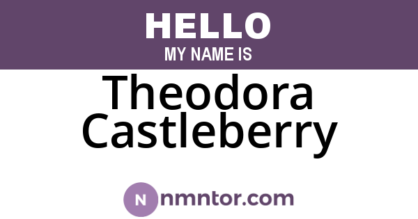 Theodora Castleberry