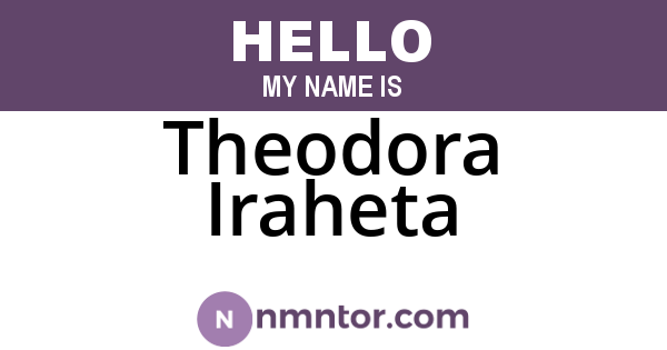 Theodora Iraheta