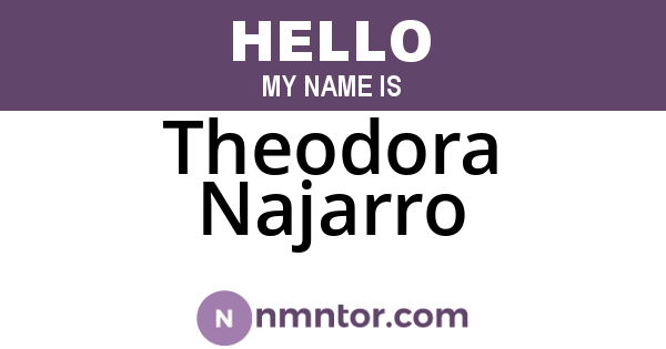 Theodora Najarro