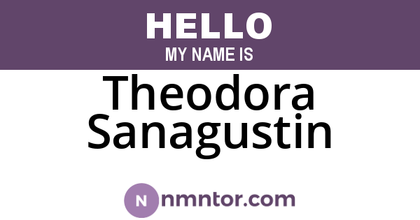 Theodora Sanagustin
