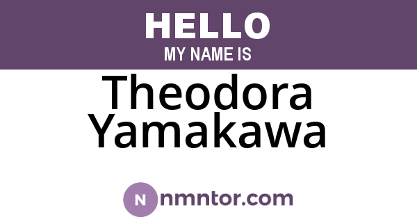 Theodora Yamakawa
