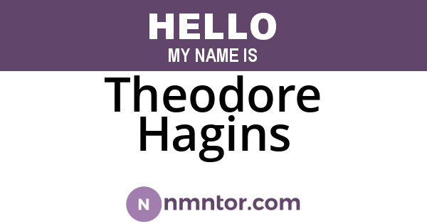 Theodore Hagins