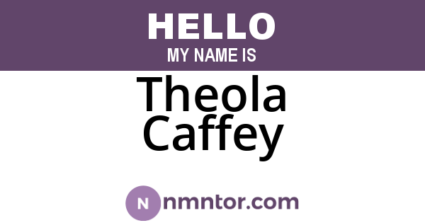 Theola Caffey