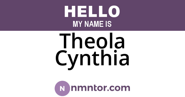 Theola Cynthia