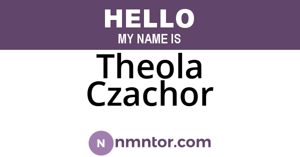Theola Czachor