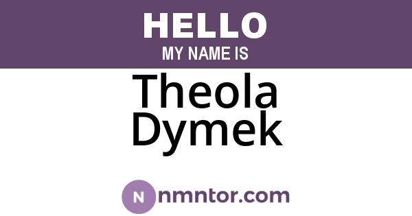 Theola Dymek