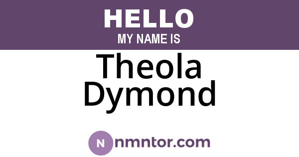 Theola Dymond