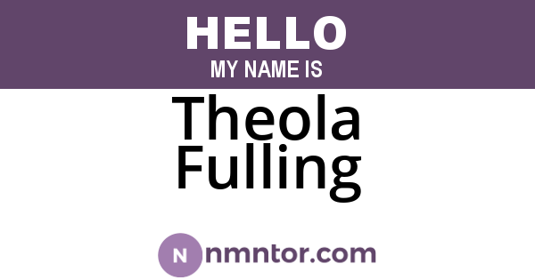 Theola Fulling