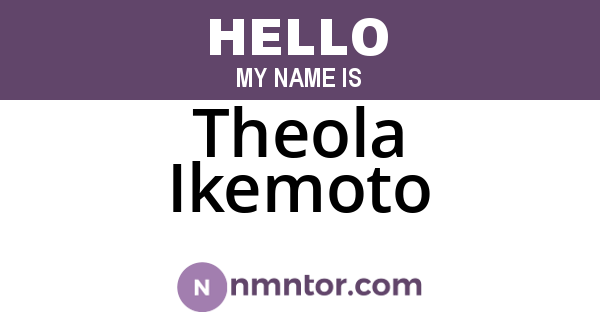 Theola Ikemoto