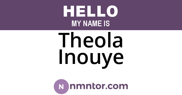 Theola Inouye