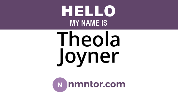 Theola Joyner