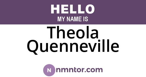 Theola Quenneville