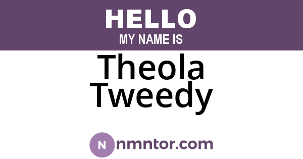 Theola Tweedy