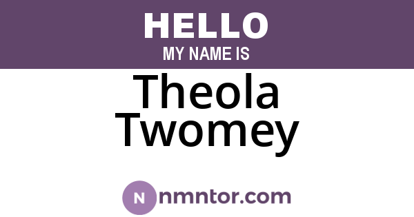 Theola Twomey