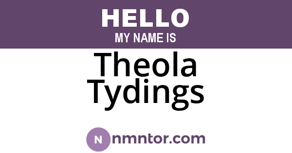 Theola Tydings
