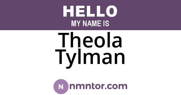 Theola Tylman