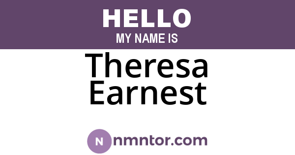 Theresa Earnest