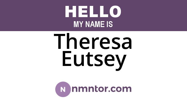 Theresa Eutsey