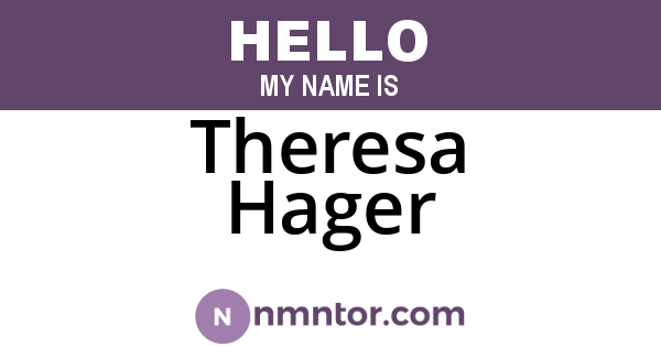 Theresa Hager