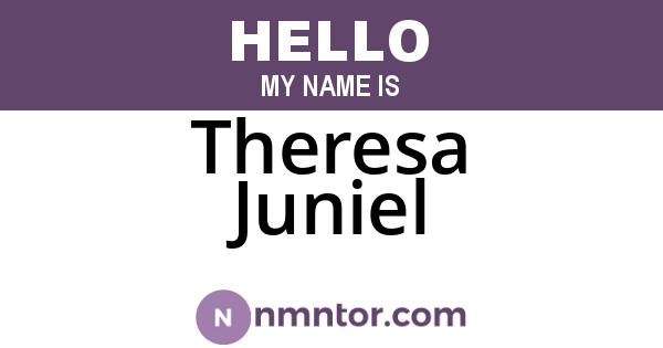 Theresa Juniel