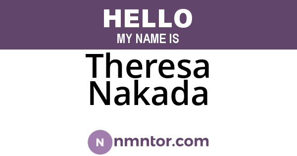Theresa Nakada