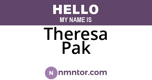 Theresa Pak