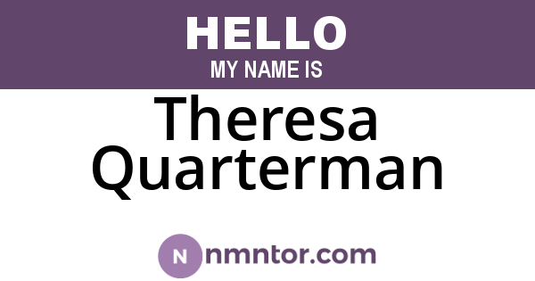 Theresa Quarterman