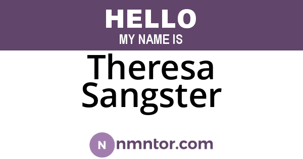 Theresa Sangster