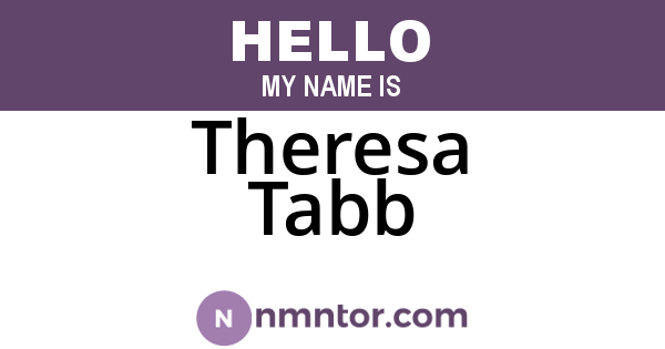 Theresa Tabb