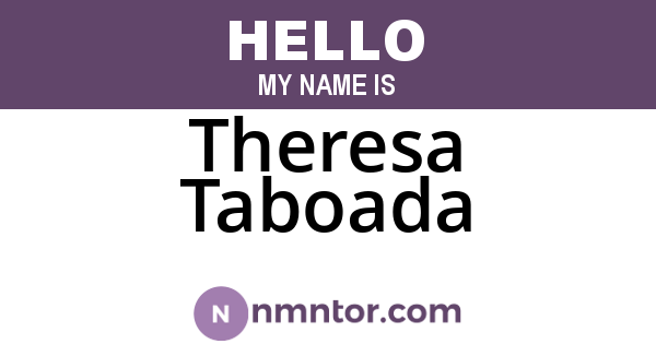 Theresa Taboada