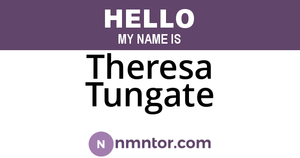 Theresa Tungate