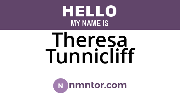 Theresa Tunnicliff