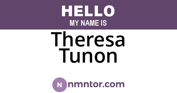 Theresa Tunon