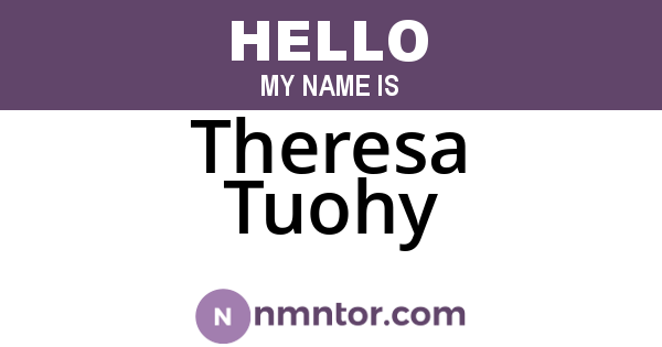 Theresa Tuohy
