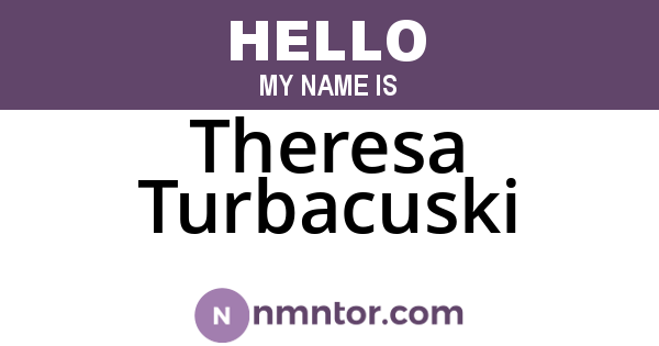Theresa Turbacuski