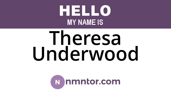 Theresa Underwood