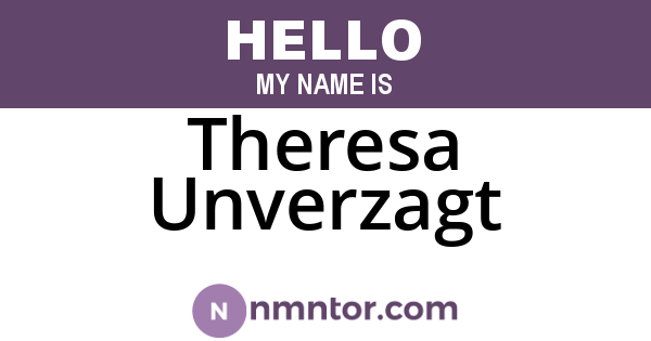 Theresa Unverzagt