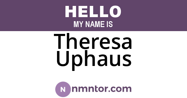 Theresa Uphaus