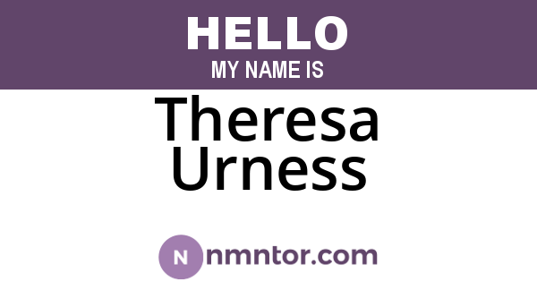Theresa Urness