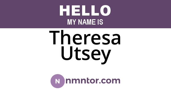 Theresa Utsey