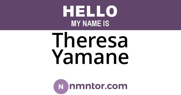 Theresa Yamane